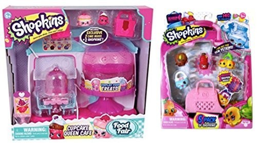 Shopkins Cupcake Queen Cafe Plus Season 4 5 Pack