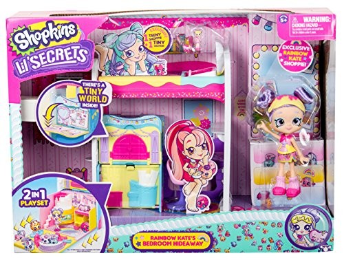 Shopkins Lil Secrets Rainbow Kates Bedroom Hideaw - 