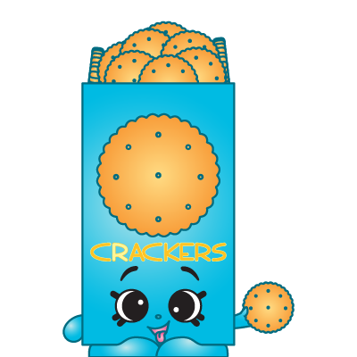 Shopkins #2-077 - Chris P Crackers - a Rare Shopkin