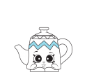 #8-019 - Potty Teapot - Rare