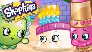 Shopkins Cartoon blushing wedding cake | cartoons for children