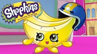 Shopkins Cartoon stunt banana | cartoons for children